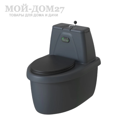 Торфяной туалет Rostok Комфорт 90 Серый гранит | Мой-Дом27 | Стационарный торфяной биотуалет серого цвета емкостью верхнего бака 25 л. и нижнего бака 90 л.
Позволяет семье из 4 человек ежедневно использовать его до заполнения на протяжении 1-1,5 месяцев.
Высота сиденья: 45 см